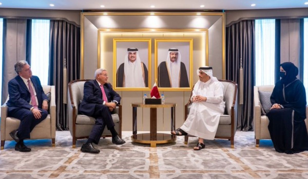 Qatari Foreign Minister and United States Officials